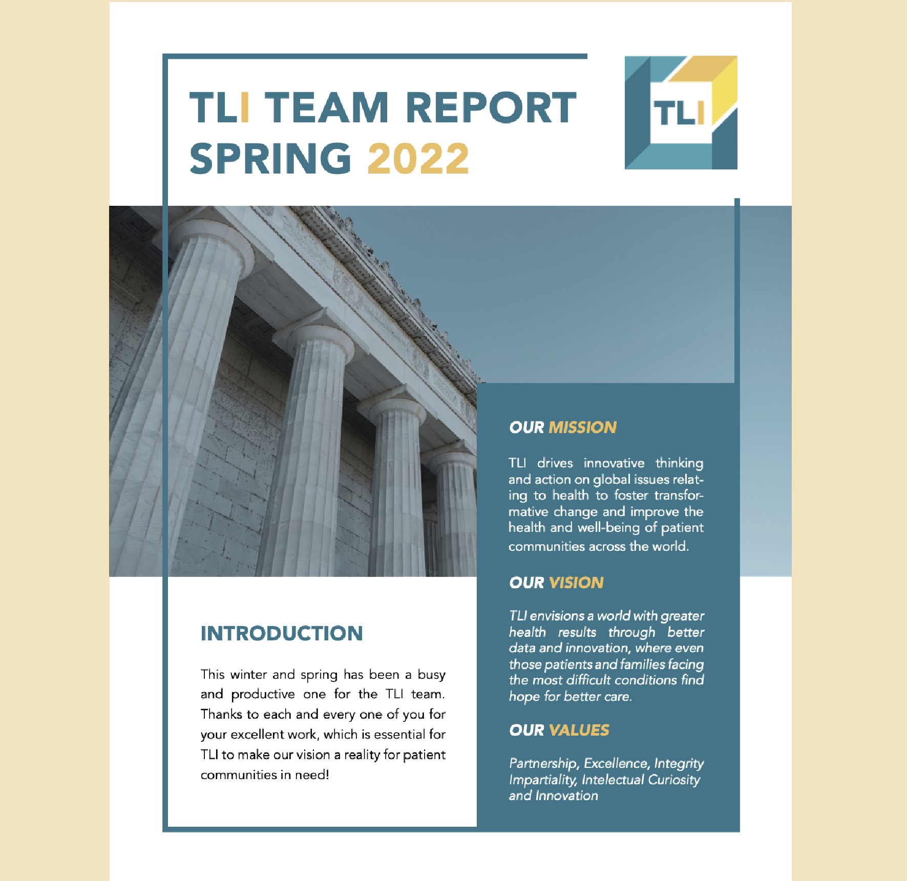 TLI Team Report